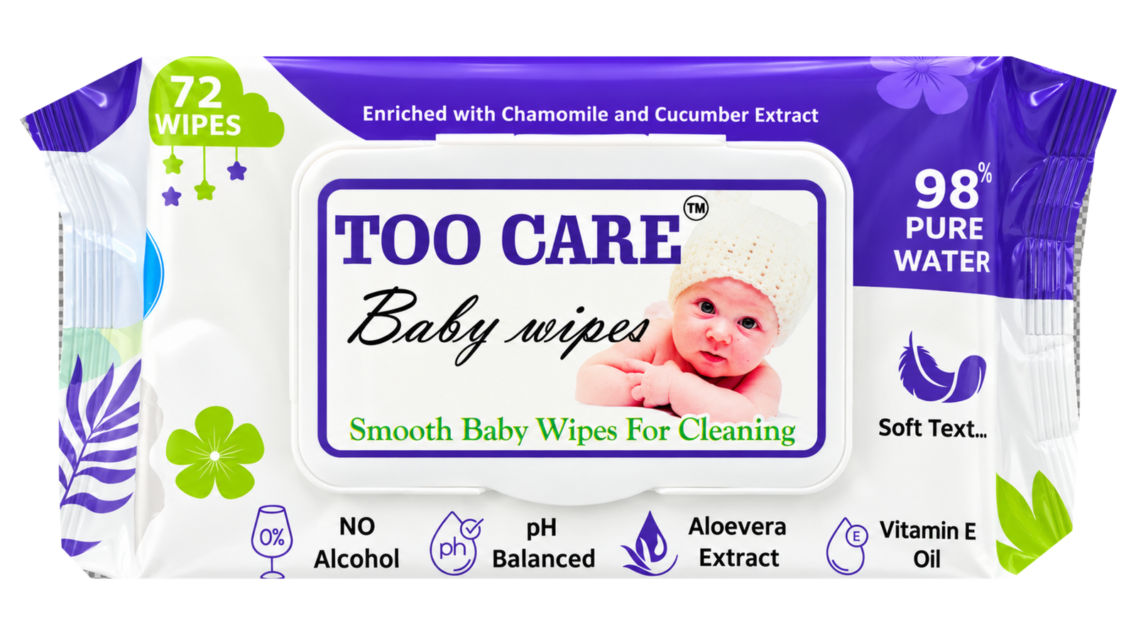 Too Care baby wipes